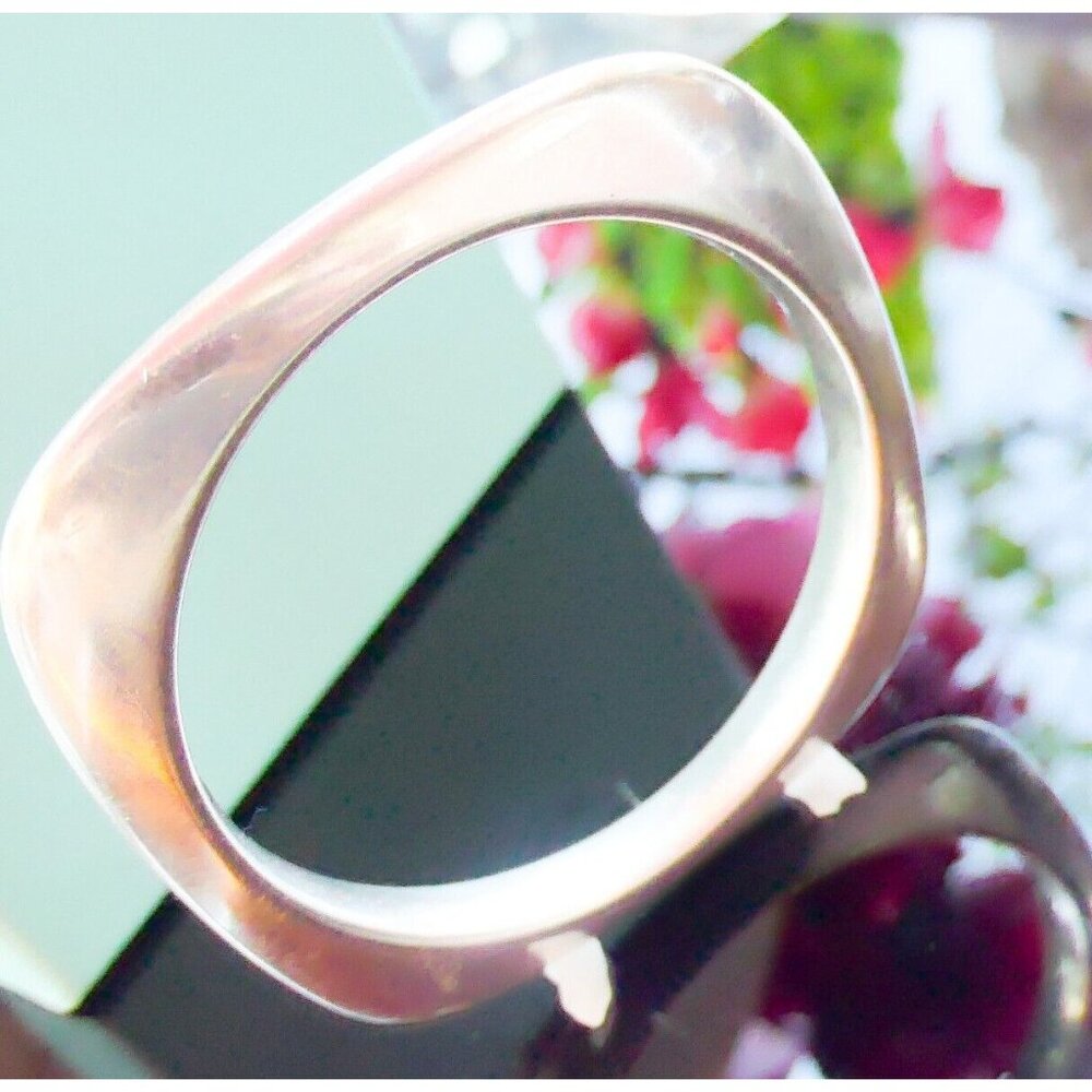 Tiffany & Co. Silver Square Bangle - Picture 9 of 12
